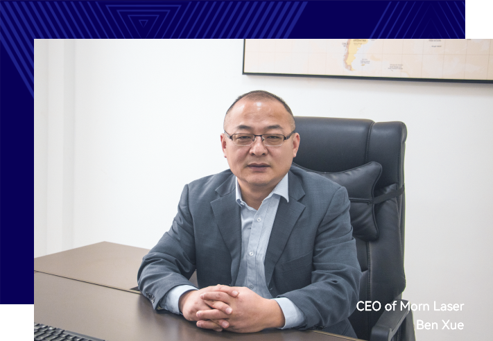 ภาพโปรไฟล์ซีอีโอของ MORN Lasers