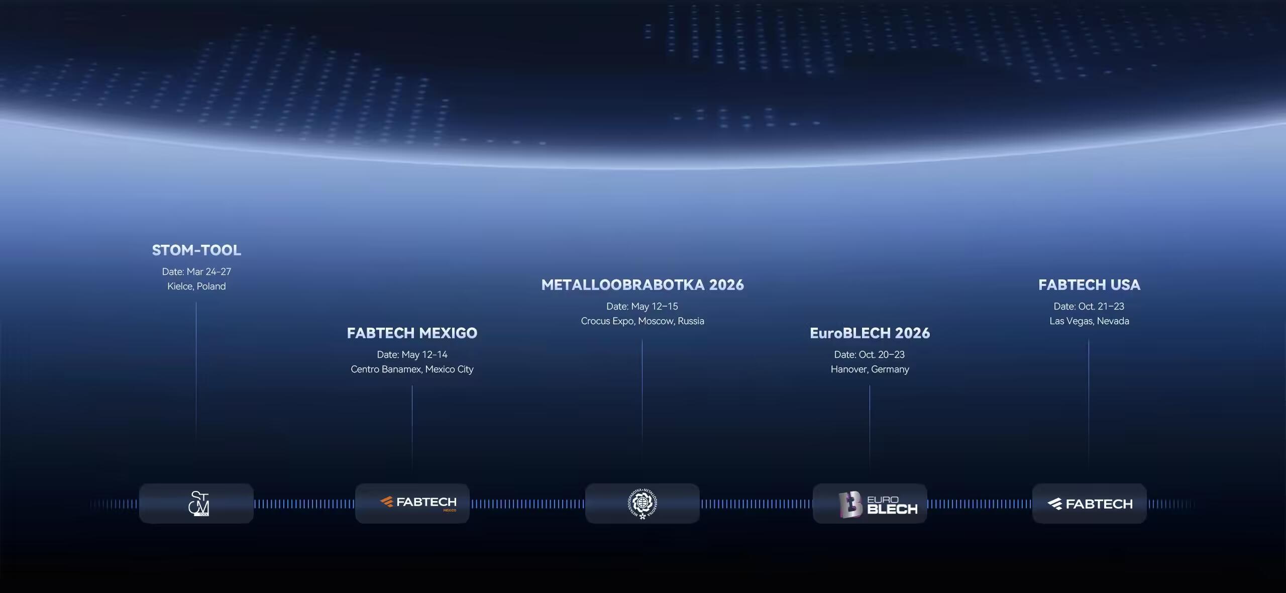 ทัวร์นิทรรศการทั่วโลก ประจำปี 2026