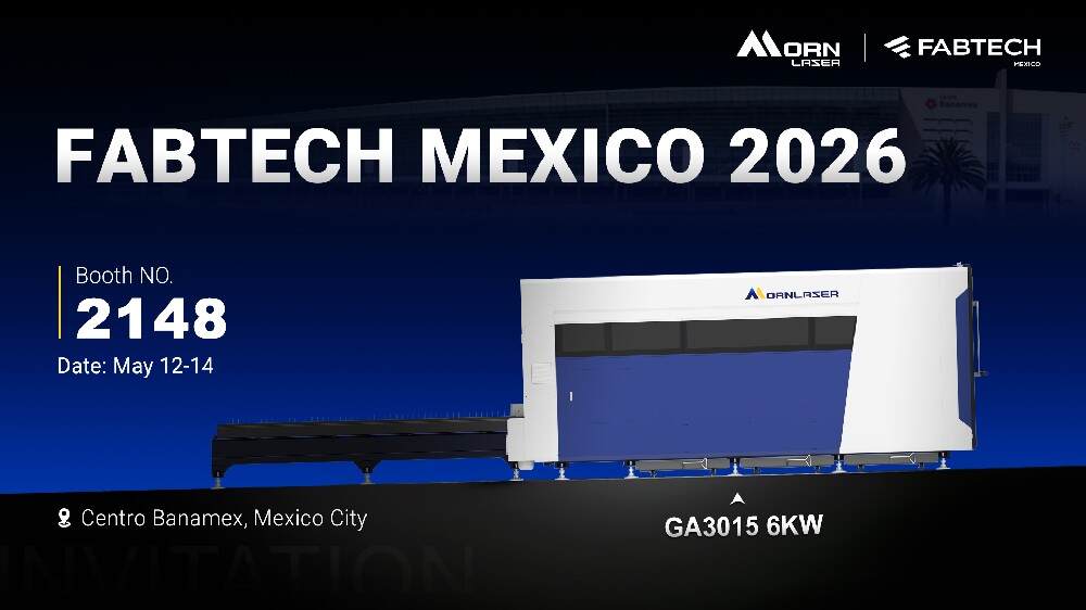 Morn Laser เตรียมจัดแสดงในงาน FABTECH Mexico 2026 
